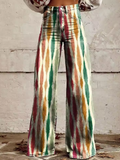 Carrie | Elegant Flerfärgad Boho Byxa