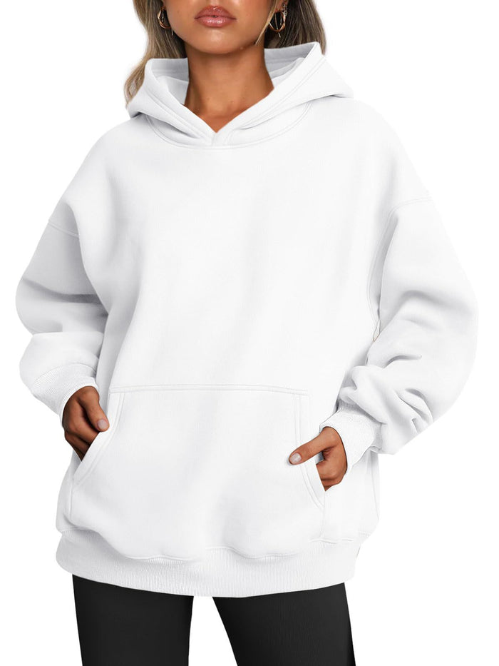 Wilma | Oversize hoodie med fleecefoder och känguruficka