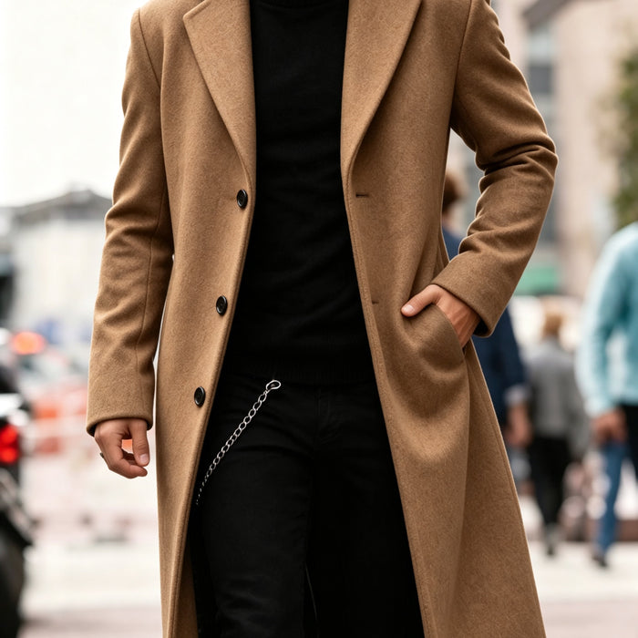 Chandler | Raffinerad Lång Trench Coat