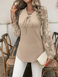 Lorna | Elegant Blus med Spetsärmar