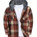 Braxton | Rutig Hoodie Skjorta