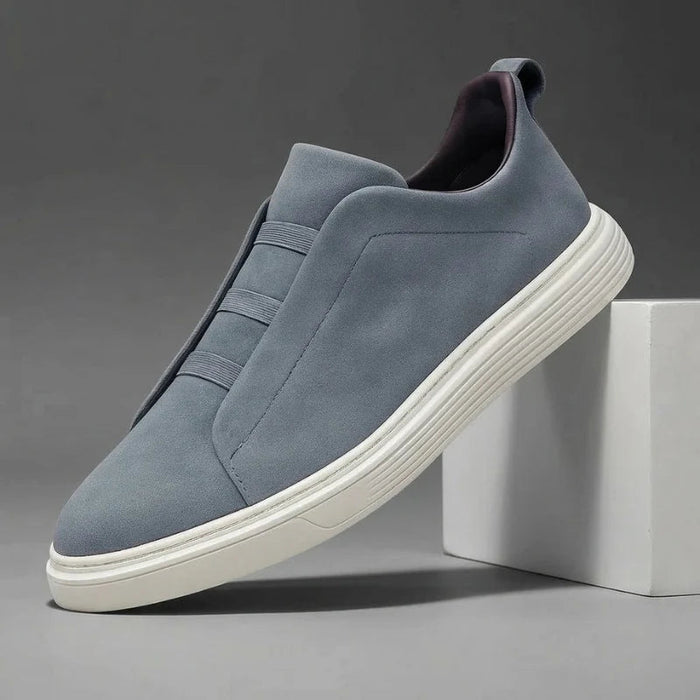 Slip-On Sneakers med Elastiska Paneler för Herr