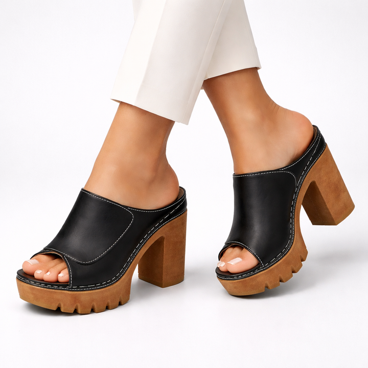 Harper | Klassiska Premium Plattform Klackar