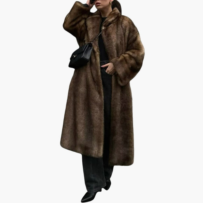 Dam Teddykappa med Ståkrage och Öppen Front
