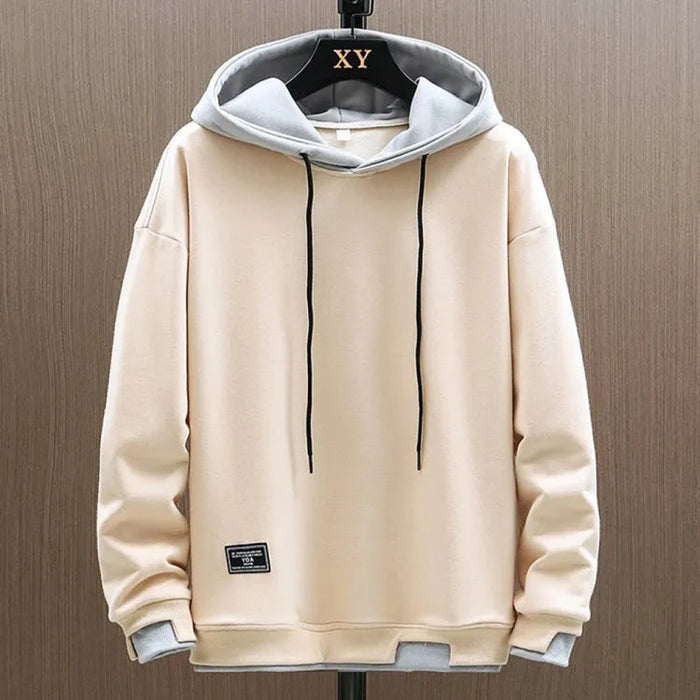 Wayne | Tvåfärgad Avslappnad Hoodie