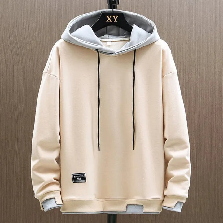 Wayne | Tvåfärgad Avslappnad Hoodie
