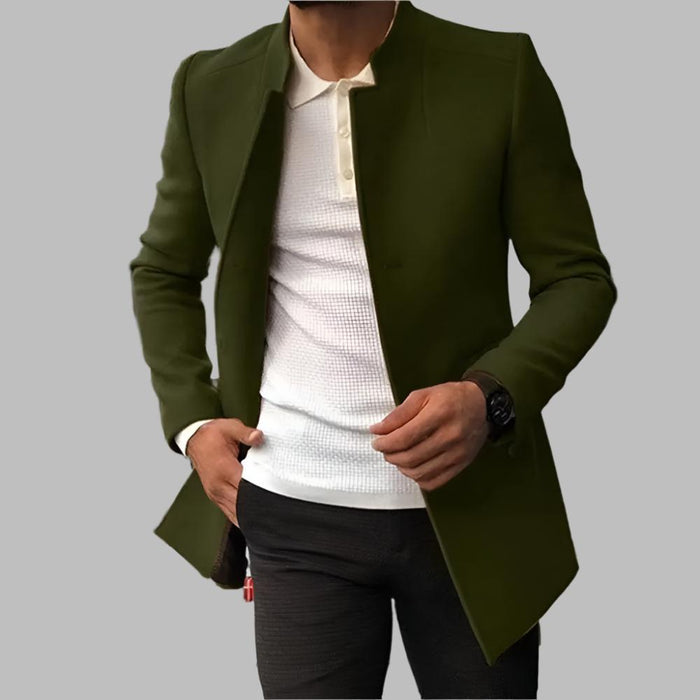 Herr Ullrock Slim Fit med Midilängd och Påslagsknäppning