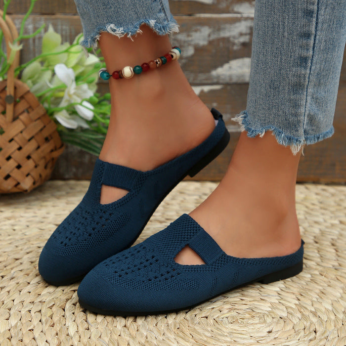 Dam Luftiga Mules med Mesh Slip-On Design