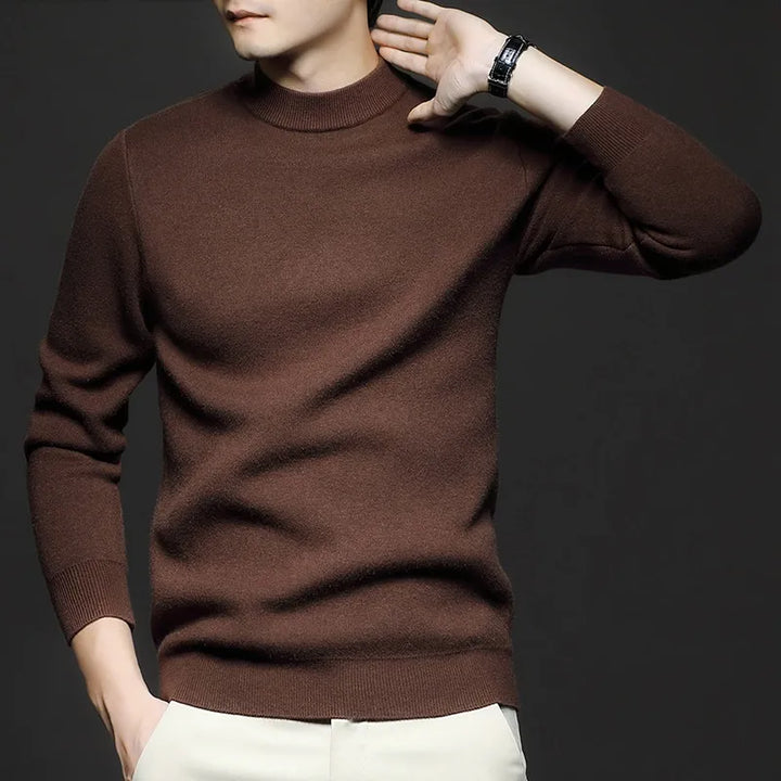 Russell | Finslipad Mock-Neck Tröja