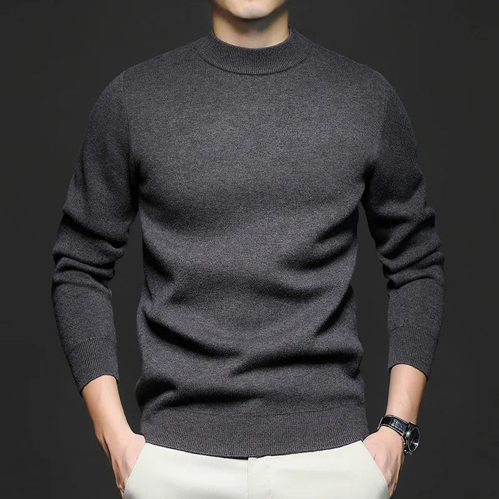 Russell | Finslipad Mock-Neck Tröja