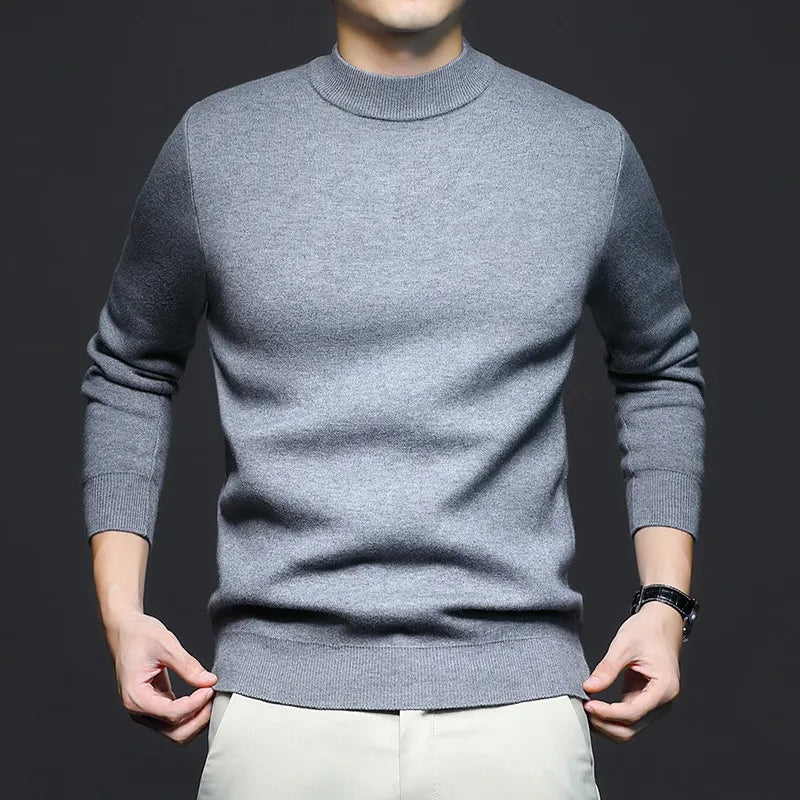 Russell | Finslipad Mock-Neck Tröja