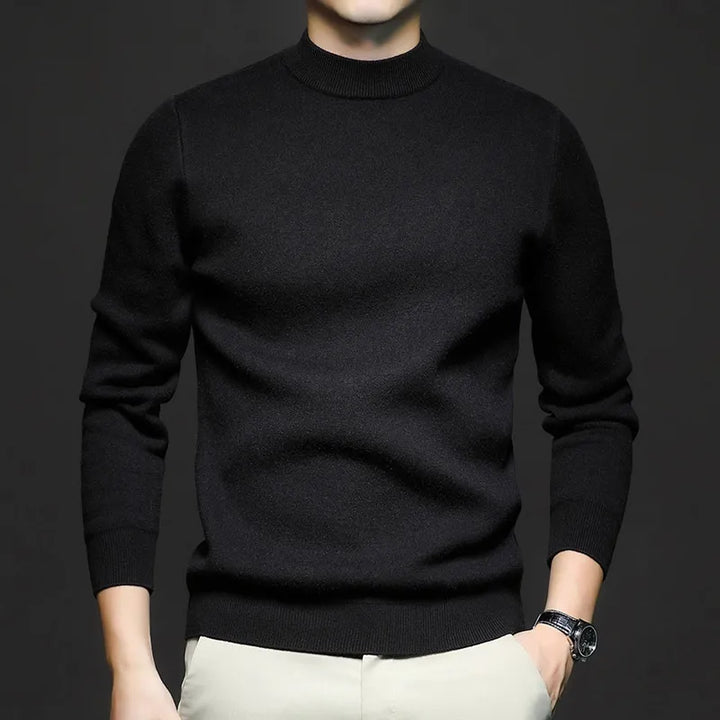 Russell | Finslipad Mock-Neck Tröja
