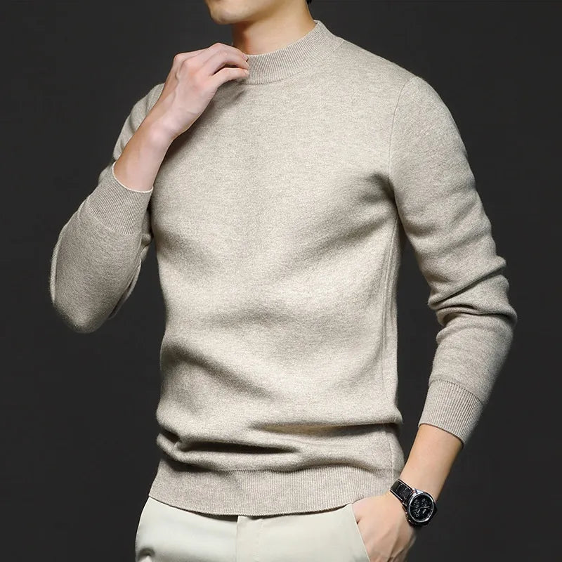 Russell | Finslipad Mock-Neck Tröja