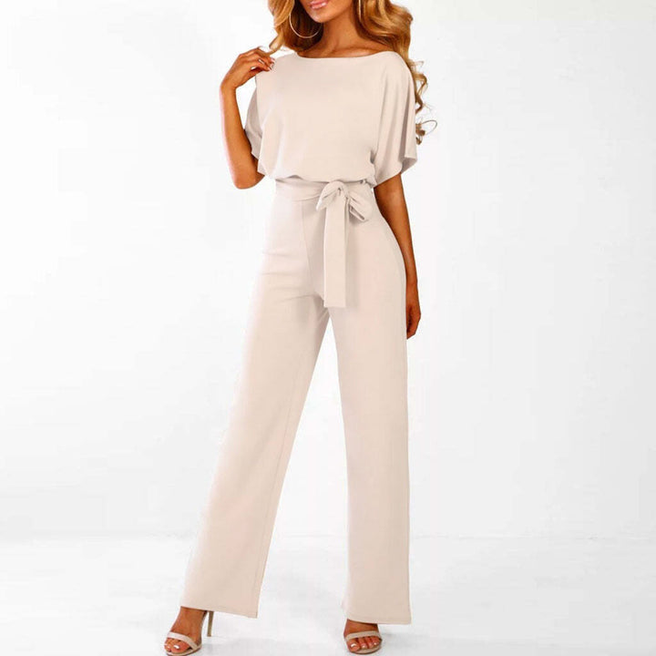 Gwyneth | Elegant Vidbenad Jumpsuit med Bälte