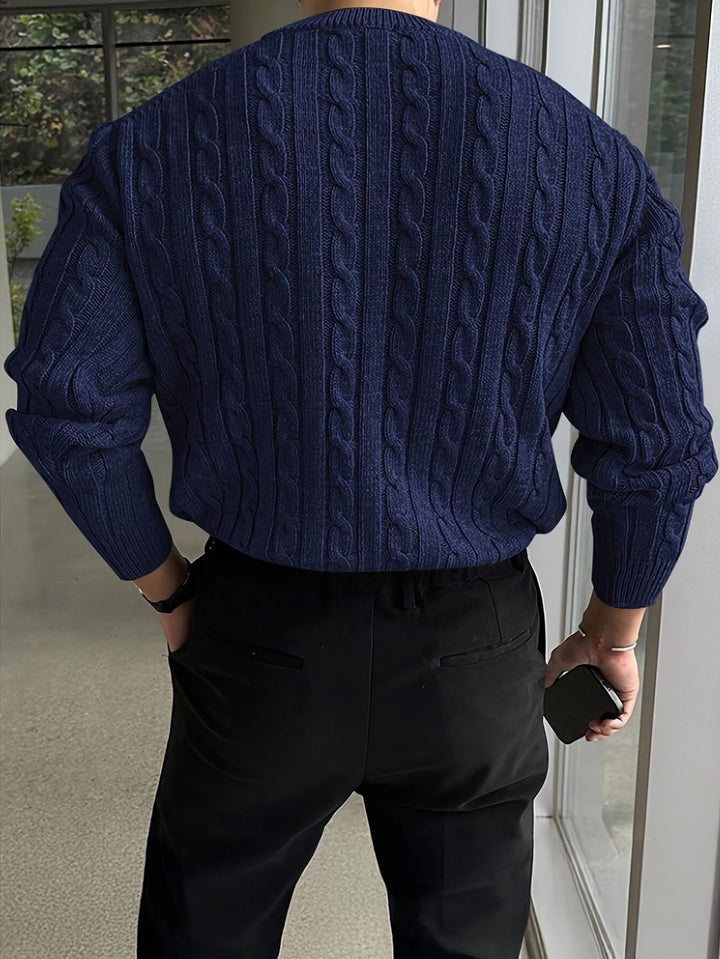 Preston | Twisted Cable Pullover Tröja
