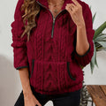 Delilah | Mysig Halvdragkedja Pullover