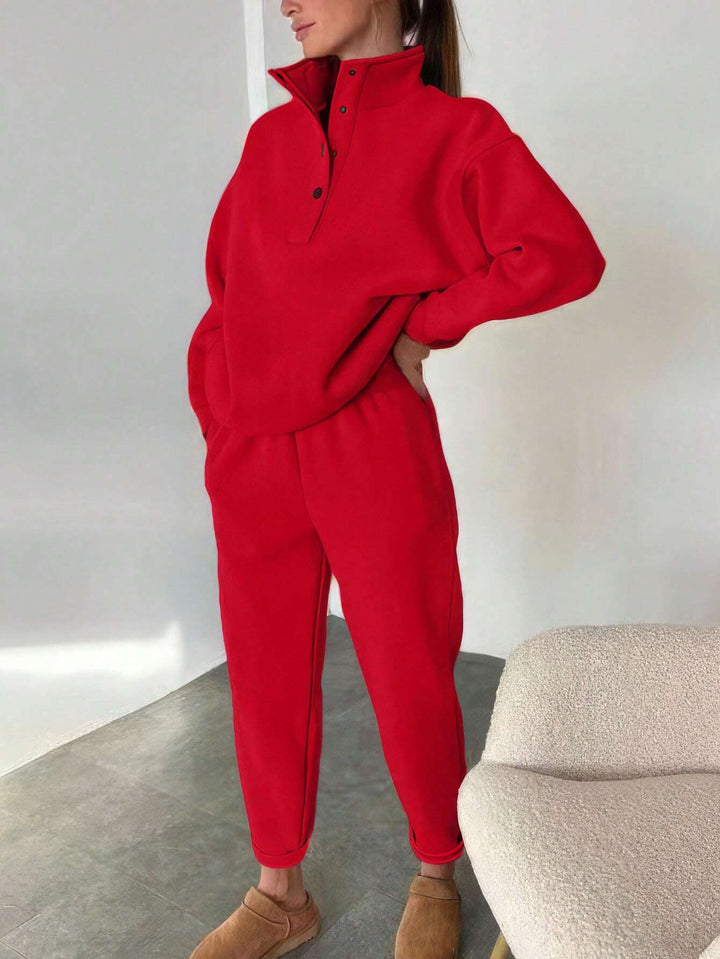 Mysset i fleece med ståkrage