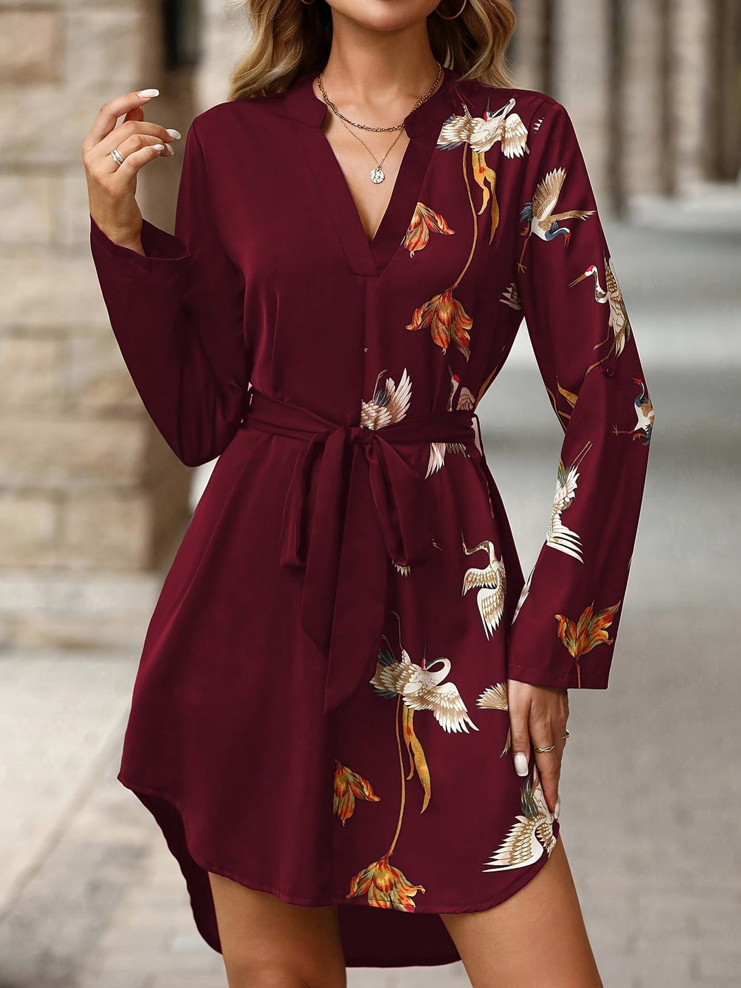 Annalise | Elegant Klänning med Midja