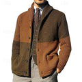 Frederick | Färgblock Skjortkrage Cardigan