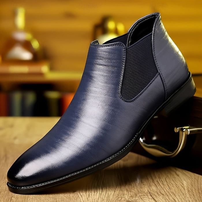 Herr Chelsea Boots med Elastiska Sidopaneler
