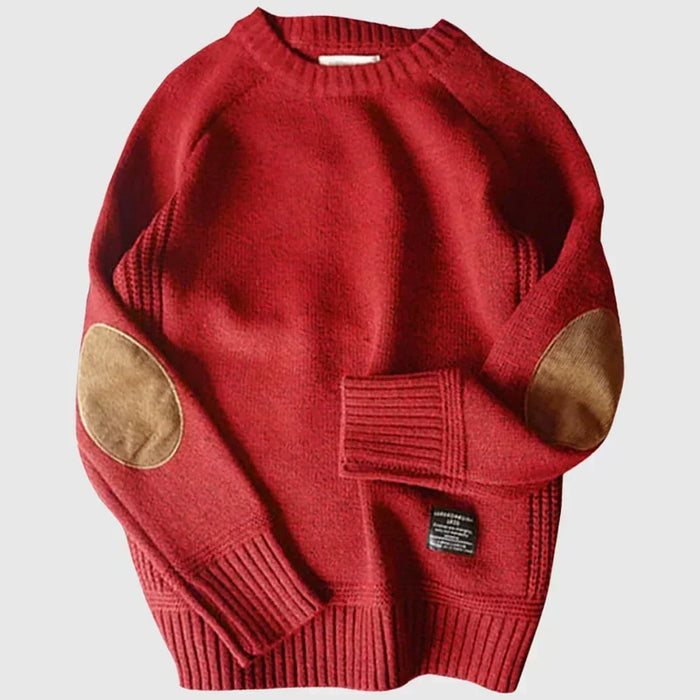 Edmund | Klassisk Sweater med Ellenbågar