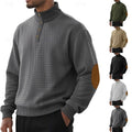 Garrett | Texturerad Pullover med Stående Krage
