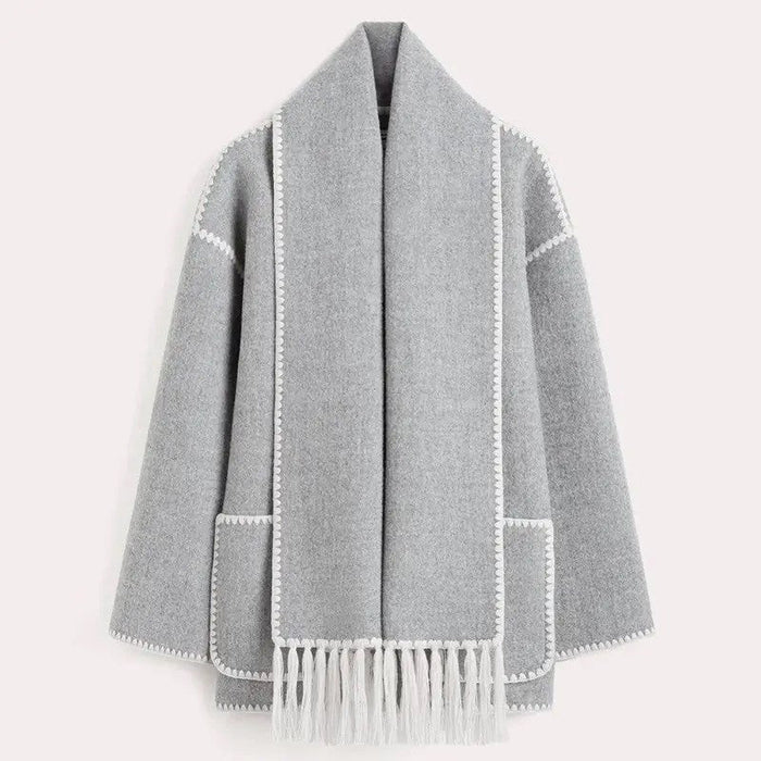 Ladies' long wool coat for autumn – Amelie