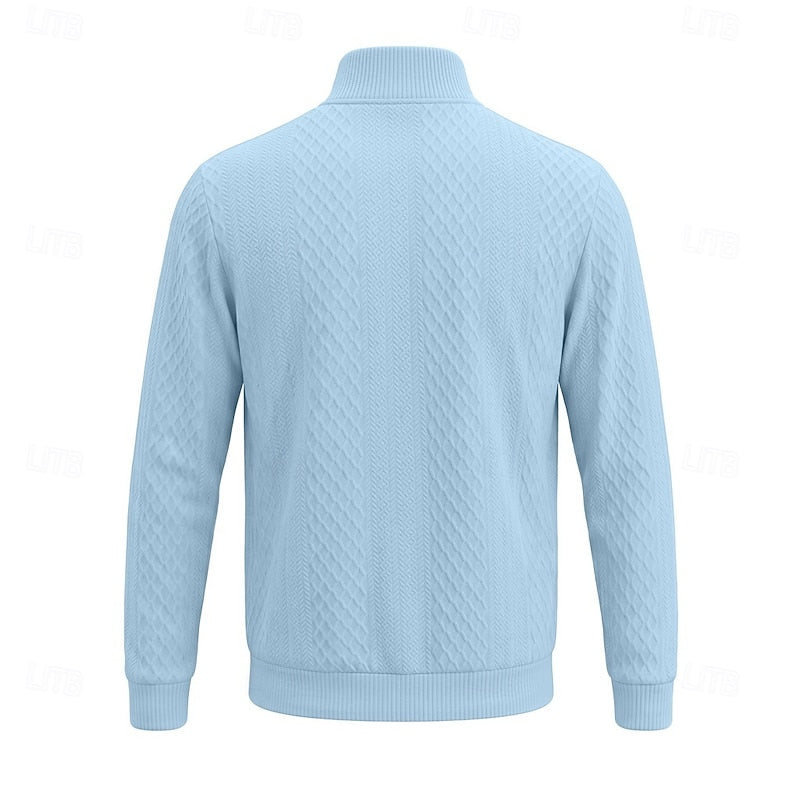 Nash | Texturerad Quarter-Zip Pullover